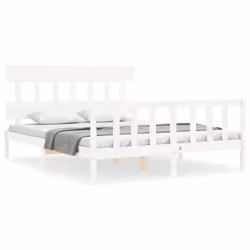 VidaXL 3193347, White, 165.5 cm, 2.06 m, 81 cm, 1600 x 2000 mm, 21 cm