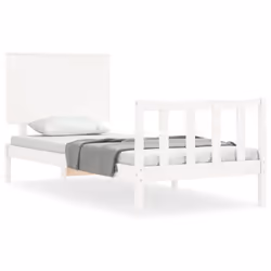 VidaXL 3193367, White, 95.5 cm, 195.5 cm, 82.5 cm, 900 x 1900 mm, 21 cm