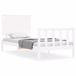 VidaXL 3193372, White, 125.5 cm, 195.5 cm, 82.5 cm, 1200 x 1900 mm, 21 cm