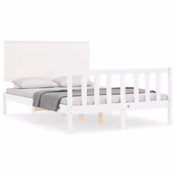 VidaXL 3193382, White, 145.5 cm, 195.5 cm, 82.5 cm, 1400 x 1900 mm, 21 cm