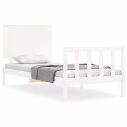 VidaXL 3193387, White, 95.5 cm, 2.06 m, 82.5 cm, 900 x 2000 mm, 21 cm