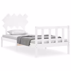 VidaXL 3193432, White, 95.5 cm, 195.5 cm, 81 cm, 900 x 1900 mm, 21 cm