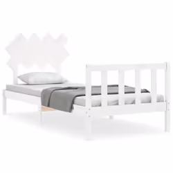 VidaXL 3193467, White, 145.5 cm, 2.06 m, 80.5 cm, 1400 x 2000 mm, 21 cm