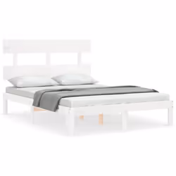 VidaXL 3193527, White, 123.5 cm, 2.04 m, 81 cm, 1200 x 2000 mm, 21 cm