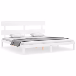 VidaXL 3193552, White, 2.04 m, 2.04 m, 81 cm, 2000 x 2000 mm, 21 cm