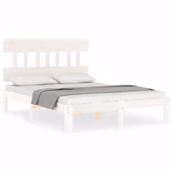 VidaXL 3193592, White, 123.5 cm, 2.04 m, 81 cm, 1200 x 2000 mm, 21 cm