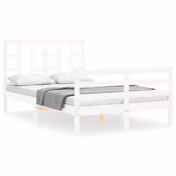 VidaXL 3193892, White, 125.5 cm, 195.5 cm, 100 cm, 1200 x 1900 mm, 21 cm