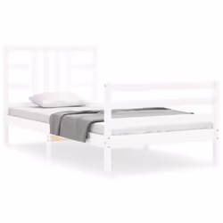 VidaXL 3193912, White, 105.5 cm, 2.06 m, 100 cm, 1400 x 2000 mm, 21 cm