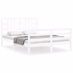 VidaXL 3193922, White, 145.5 cm, 2.06 m, 100 cm, 1400 x 2000 mm, 21 cm