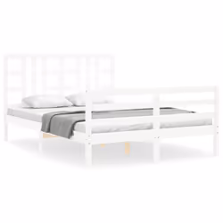 VidaXL 3193927, White, 155.5 cm, 2.06 m, 100 cm, 1500 x 2000 mm, 21 cm