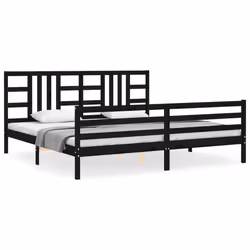 VidaXL 3193945, Black, 2.06 m, 2.06 m, 100 cm, 2000 x 2000 mm, 21 cm