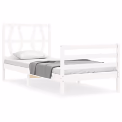 VidaXL 3194347, White, 125.5 cm, 195.5 cm, 100 cm, 1200 x 1900 mm, 21 cm