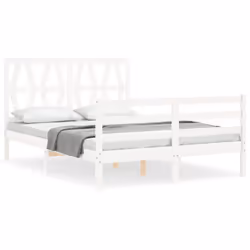 VidaXL 3194382, White, 155.5 cm, 2.06 m, 100 cm, 1500 x 2000 mm, 21 cm