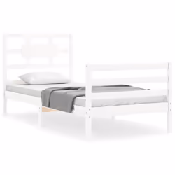 VidaXL 3194427, White, 95.5 cm, 2.06 m, 100 cm, 900 x 2000 mm, 21 cm