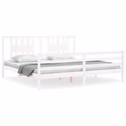 VidaXL 3194592, White, 2.06 m, 2.06 m, 100 cm, 2000 x 2000 mm, 21 cm