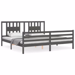 VidaXL 3194593, Grey, 2.06 m, 2.06 m, 100 cm, 2000 x 2000 mm, 21 cm