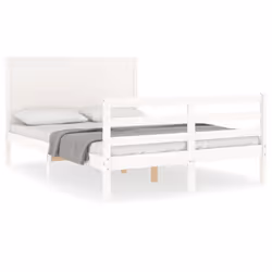 VidaXL 3194632, White, 1255 mm, 2.06 m, 1000 mm, 1200 x 2000 mm, 21 cm