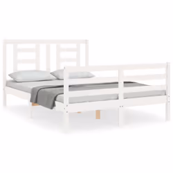 VidaXL 3194702, White, 145.5 cm, 2.06 m, 100 cm, 1400 x 2000 mm, 21 cm