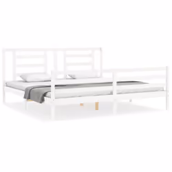 VidaXL 3194717, White, 185.5 cm, 2.06 m, 100 cm, 1800 x 2000 mm, 21 cm