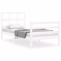 VidaXL 3194792, White, 80.5 cm, 195.5 cm, 100 cm, 750 x 1900 mm, 21 cm