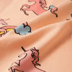 Kids' Pyjamas with Short Sleeves Children Nightwear Sleepwear Light Orange - 92 - Additional view 6