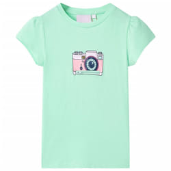 Kids' T-shirt Short Sleeves Tee Children T Shirt Toddler Top Dark Pink 140 - green, 116
