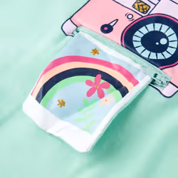 Kids' T-shirt Short Sleeves Tee Children T Shirt Toddler Top Dark Pink 140 - green, 128