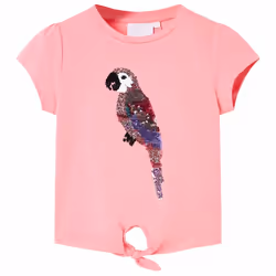 Kids' T-shirt Short Sleeves Children's Shirt Tee Kids' Top Clothes Navy 116 - pink, 92