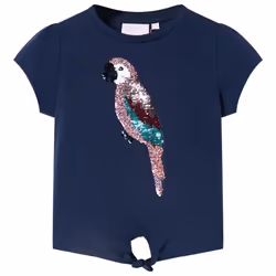 Kids' T-shirt Short Sleeves Children's Shirt Tee Kids' Top Clothes Navy 116 - navy, 140