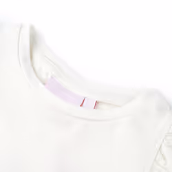 Kids' T-shirt Short Sleeves Tee Children's T Shirt Toddler Kids' Top Ecru - 128