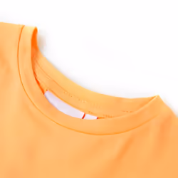 ) Kids' T-shirt Short Sleeves Children's T Shirt Tee Toddler Top Giraffe Print - orange, 116 (5-6y