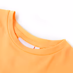 ) Kids' T-shirt Short Sleeves Children's T Shirt Tee Toddler Top Giraffe Print - orange, 140 (9-10y