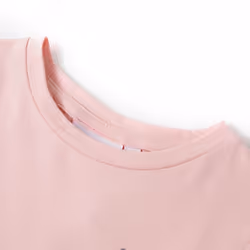 ) Kids' T-shirt Short Sleeves Children's T Shirt Tee Toddler Top Giraffe Print - pink, 104 (3-4y
