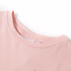 ) Kids' T-shirt Short Sleeves Children's T Shirt Tee Toddler Top Giraffe Print - pink, 140 (9-10y