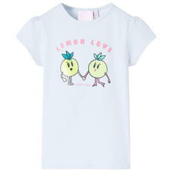 ) Kids' T-shirt Short Sleeves Children's T Shirt Tops Tee Cartoon Lemon Print - 92 (1.5-2y