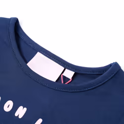 Kids' T-shirt Short Sleeves Children's T Shirt Tops Tee Cartoon Lemon Print - navy, 104