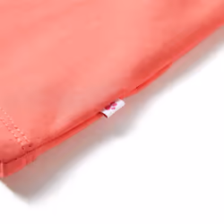 Kids' Dress with Drawstring Girls' Dress Children's Short Dress Coral 140