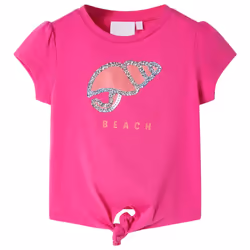 ) Kids' T-shirt Short Sleeves Children's Shirt Tee Kids' Top Clothes Yellow 140 - pink, 104 (3-4y
