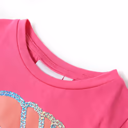 ) Kids' T-shirt Short Sleeves Children's Shirt Tee Kids' Top Clothes Yellow 140 - pink, 104 (3-4y