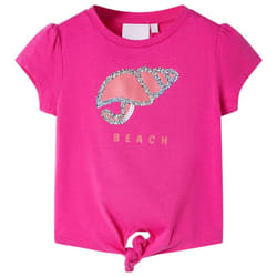 ) Kids' T-shirt Short Sleeves Children's Shirt Tee Kids' Top Clothes Yellow 140 - pink, 128 (7-8y