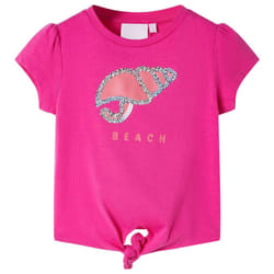 ) Kids' T-shirt Short Sleeves Children's Shirt Tee Kids' Top Clothes Yellow 140 - pink, 140 (9-10y