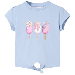 Kids' T-shirt Short Sleeves Children's Shirt Tee Kids' Top Clothes Blue 128 - blue, 116