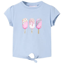 Kids' T-shirt Short Sleeves Children's Shirt Tee Kids' Top Clothes Blue 128 - blue, 140