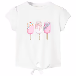 Kids' T-shirt Short Sleeves Children's Shirt Tee Kids' Top Clothes Blue 128 - ecru, 92