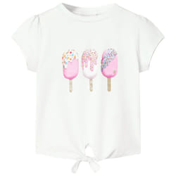 Kids' T-shirt Short Sleeves Children's Shirt Tee Kids' Top Clothes Blue 128 - ecru, 104
