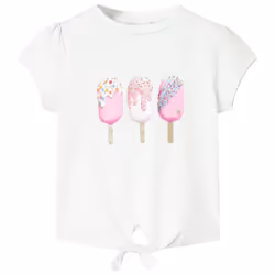 Kids' T-shirt Short Sleeves Children's Shirt Tee Kids' Top Clothes Blue 128 - ecru, 116