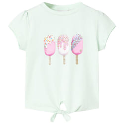 Kids' T-shirt Short Sleeves Children's Shirt Tee Kids' Top Clothes Blue 128 - mint, 92