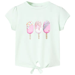 Kids' T-shirt Short Sleeves Children's Shirt Tee Kids' Top Clothes Blue 128 - mint, 128