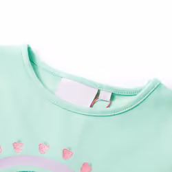 Kids' T-shirt Short Sleeves Children's T Shirt Kids' Tops Tee Rainbow Print - green, 140