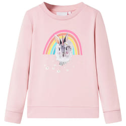 Kids' Sweatshirt Children Long Sleeves Toddler Pullover Kids' Top Clothes - pink, 92